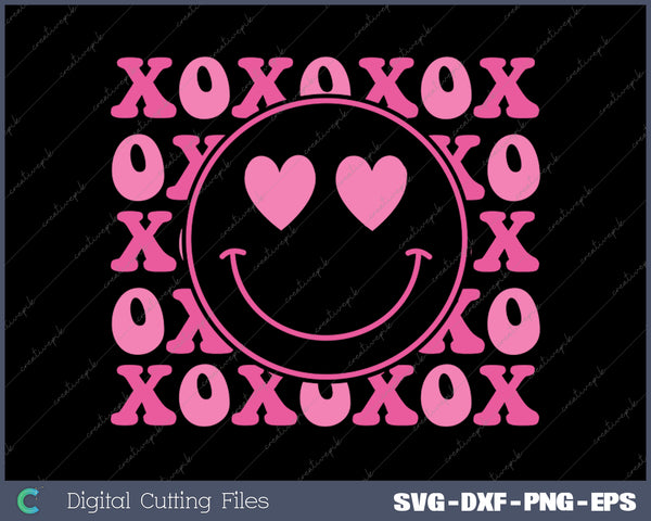 Xoxo Valentine Glitter Xoxo Coquette Bow Clipart, Western and Varsity SVG PNG Cutting Printable Files