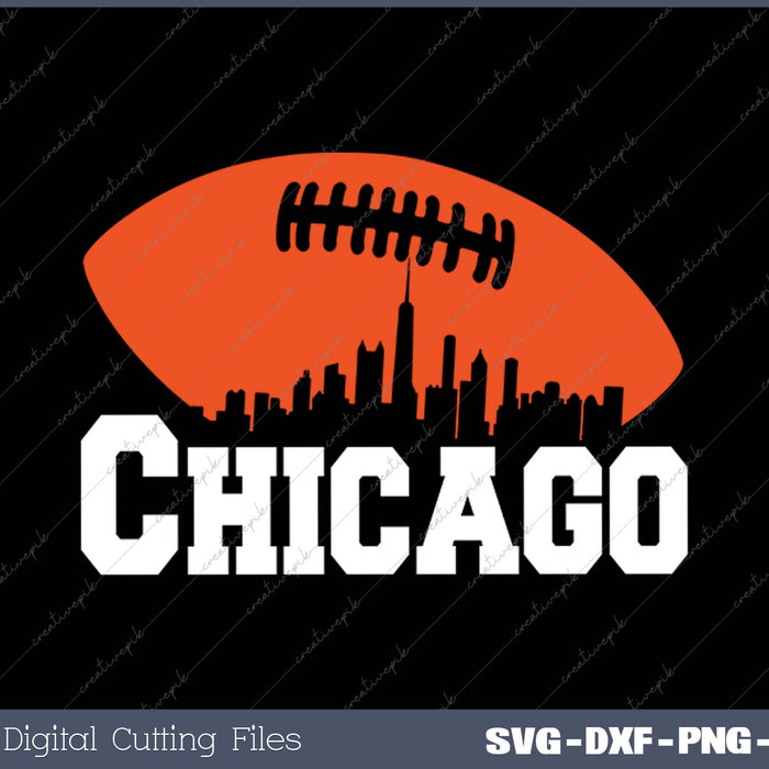 Xtreme Apparrel City Skyline for Football Fans SVG PNG Cutting Printable Files