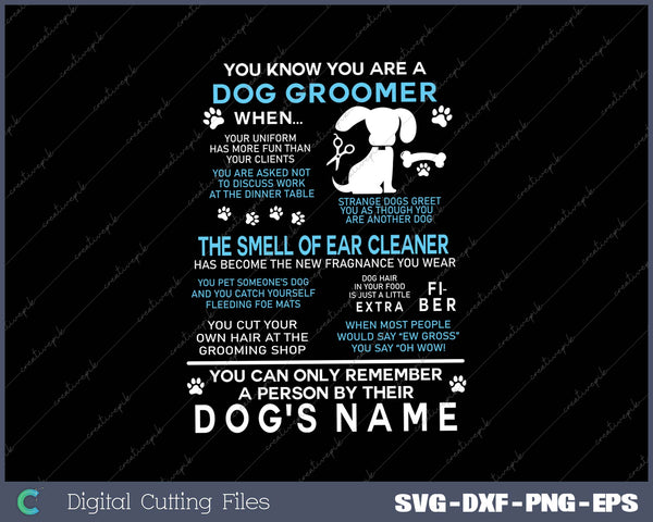 YOU KNOW YOU ARE A SVG PNG Cutting Printable Files