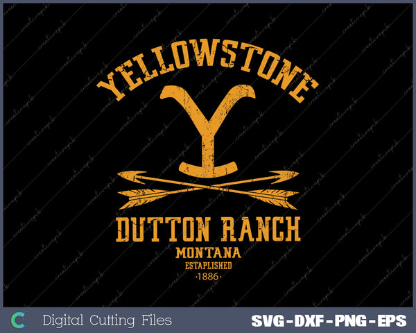 Yellowstone Dutton Ranch Arrows SVG DXF PNG Cutting File