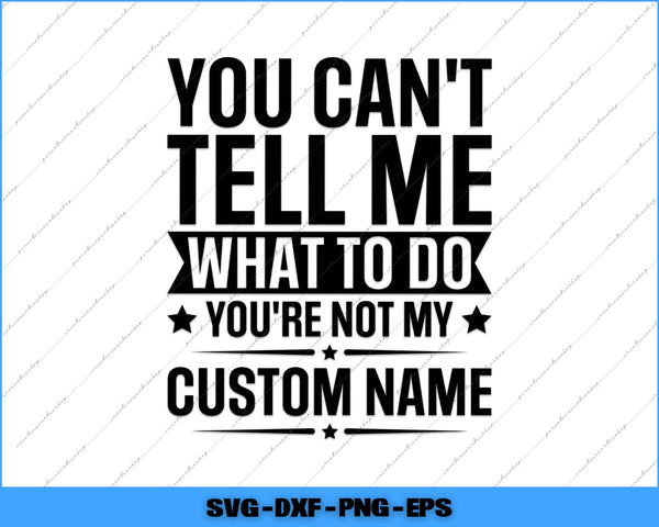Text design with customizable name on a white background