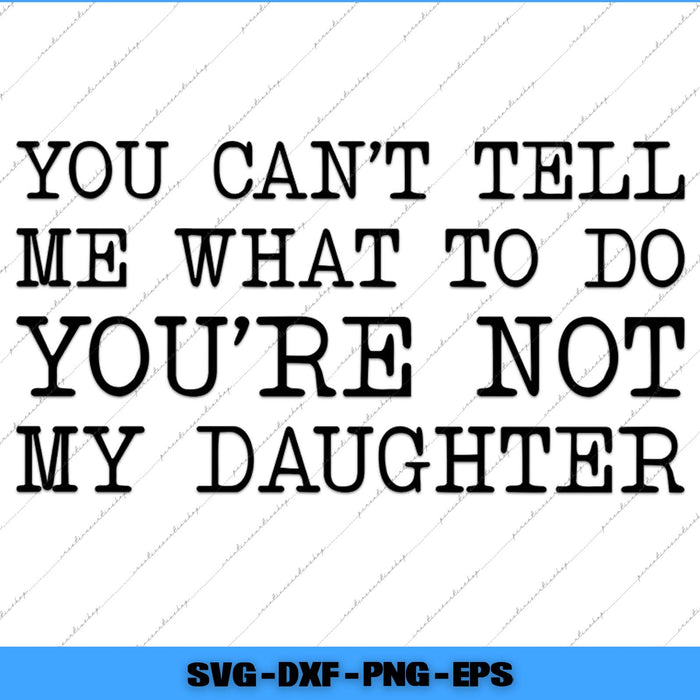 Text graphic with a humorous message on a white background with blue border