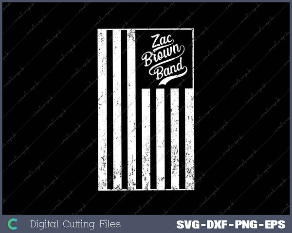 Zac Brown Band SVG PNG Cutting Printable Files