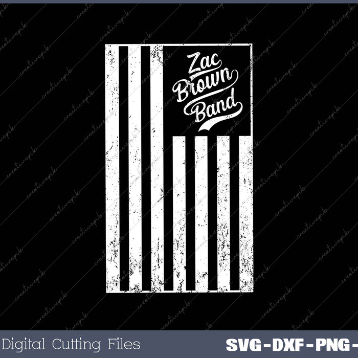 Zac Brown Band SVG PNG Cutting Printable Files