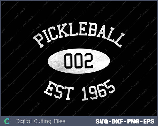 Zero Zero Two Funny Pickleball SVG PNG Cutting Printable Files