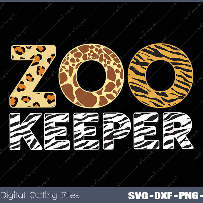 Zookeeper African Animals Zebra Wild Savanna Costume SVG PNG Printable Files