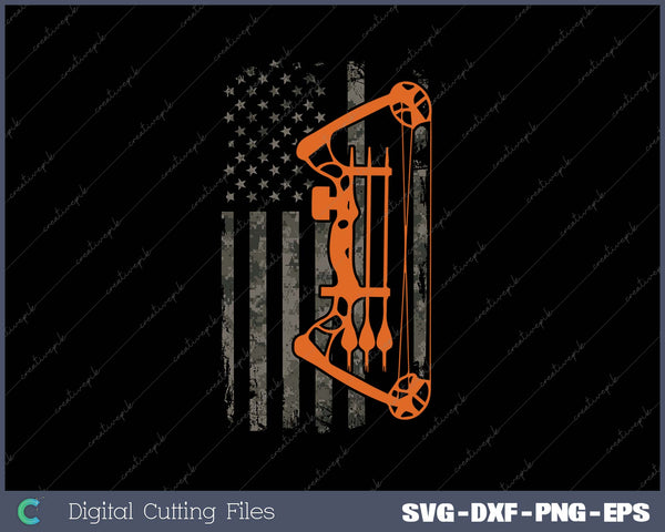 American Bowhunter SVG PNG Cutting Printable Files