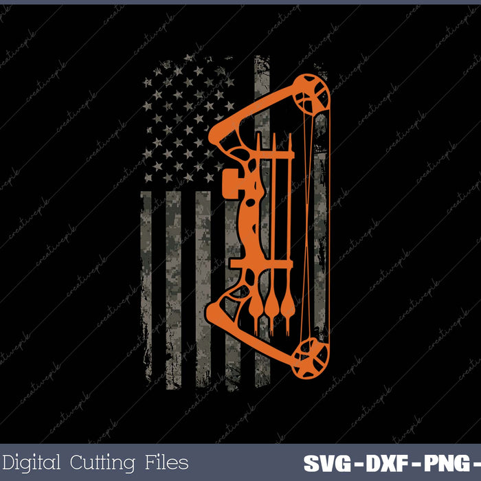 American Bowhunter SVG PNG Cutting Printable Files