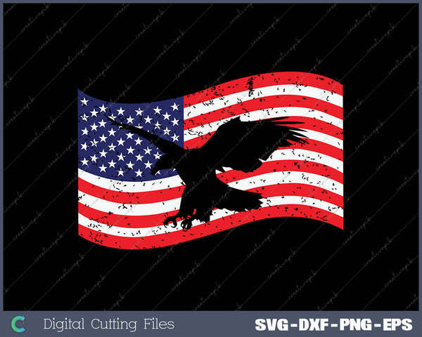 American Flag 4th of july SVG PNG Cutting Printable Files