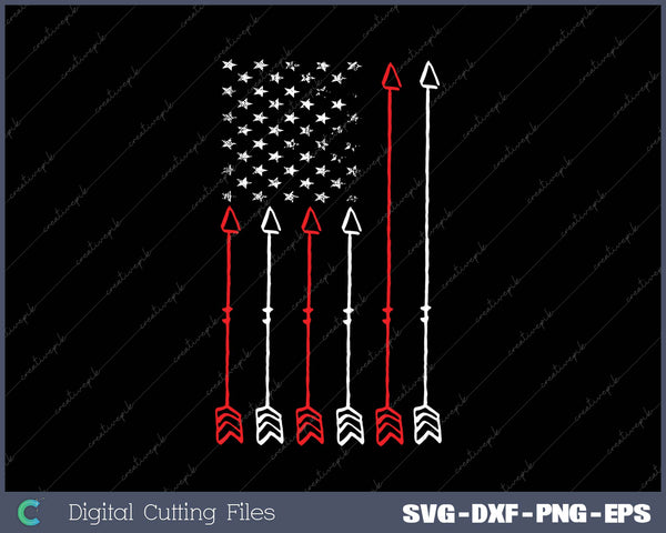 Archery Flag SVG PNG Cutting Printable Files