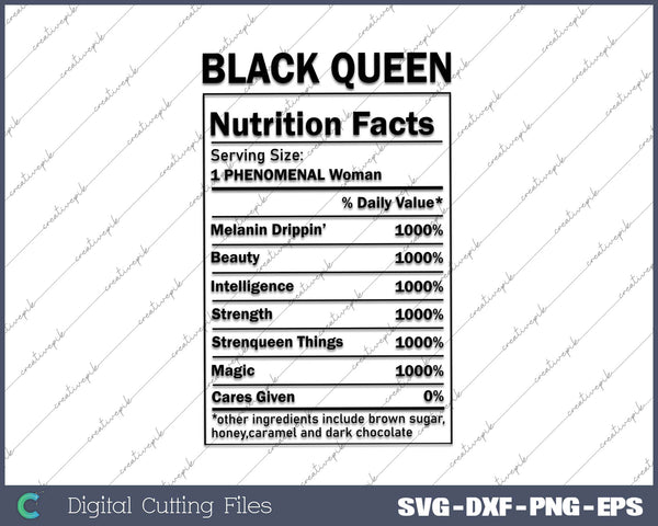 Black Goeen Nutrition Facts