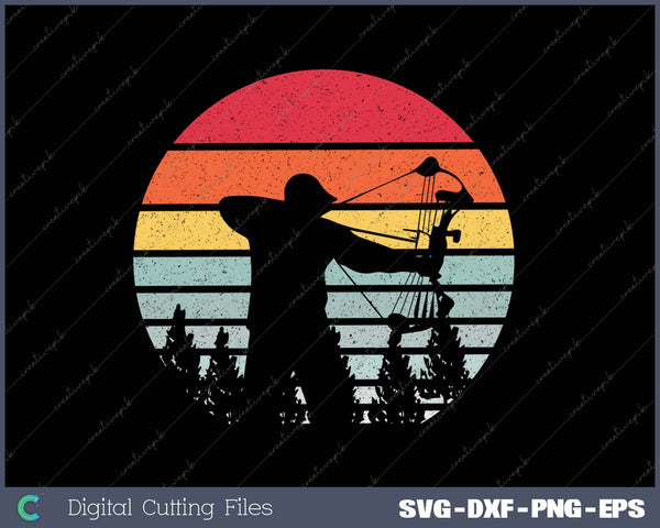 Bow Hunter SVG PNG Cutting Printable Files