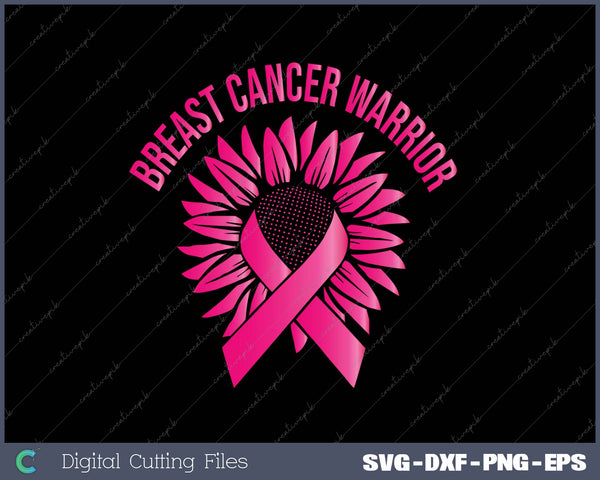 Breast Cancer Warrior SVG PNG Cutting Printable Files