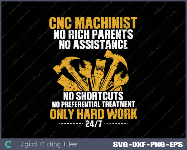 Cnc Machinist No Rich Parents No Assistance No Shortcuts