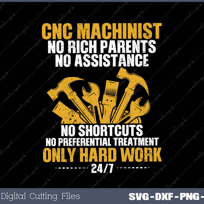 Cnc Machinist No Rich Parents No Assistance No Shortcuts