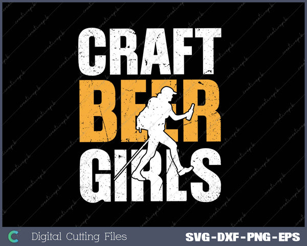 Craft Beer Girls SVG PNG Cutting Printable Files