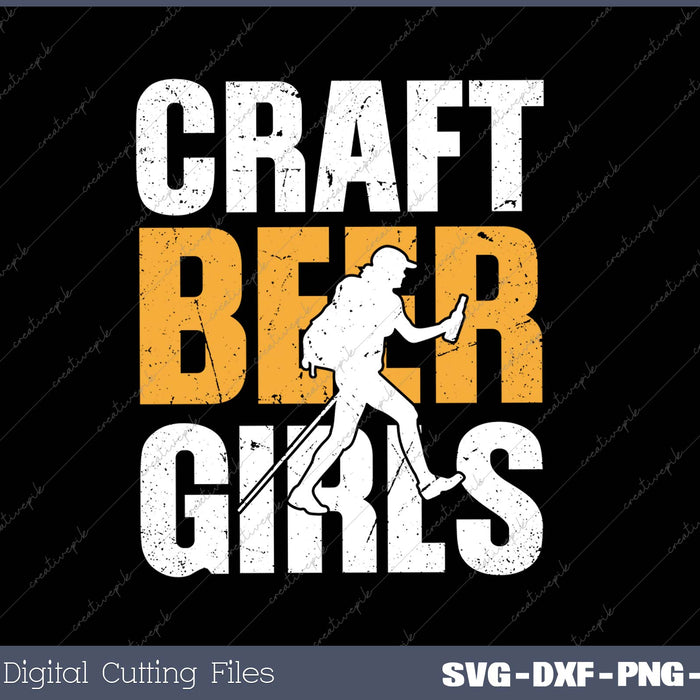 Craft Beer Girls SVG PNG Cutting Printable Files