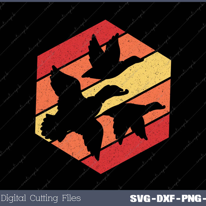 Duck Hunting SVG PNG Cutting Printable Files