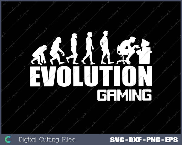 Evolution Gaming SVG PNG Cutting Printable Files