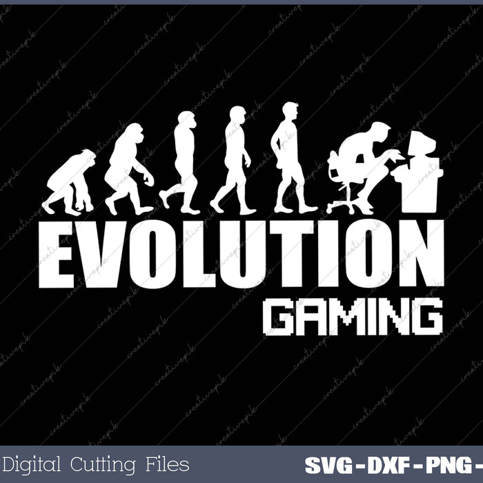 Evolution Gaming SVG PNG Cutting Printable Files