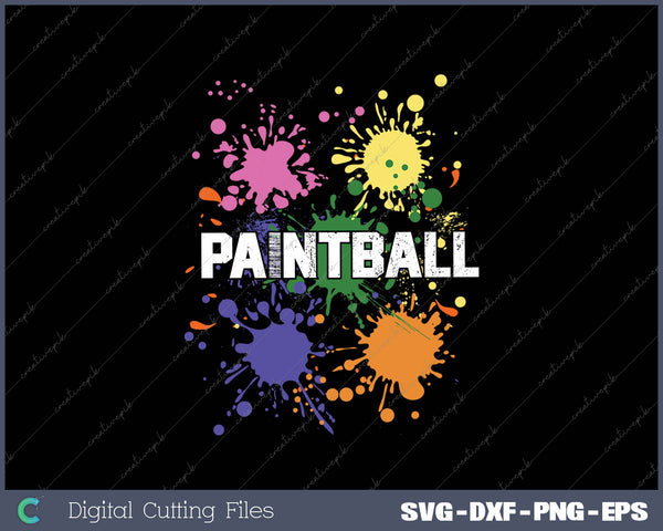 Best Paintball SVG PNG Cutting Printable Files