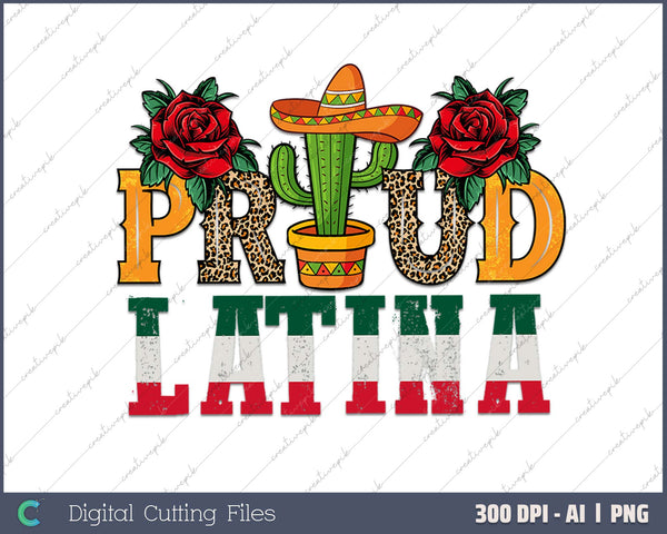 Proud Latia AI PNG Sublimation Files