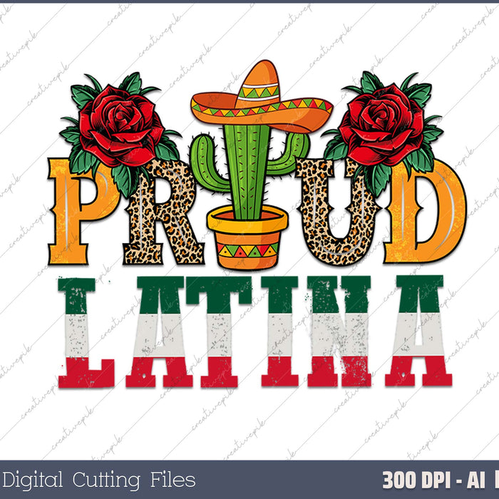 Proud Latia AI PNG Sublimation Files