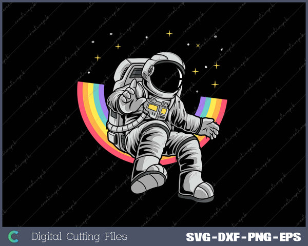 Regenball Astronaut Classic SVG PNG Cutting Printable Files