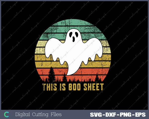 This Is Boo Sheet SVG PNG Cutting Printable Files