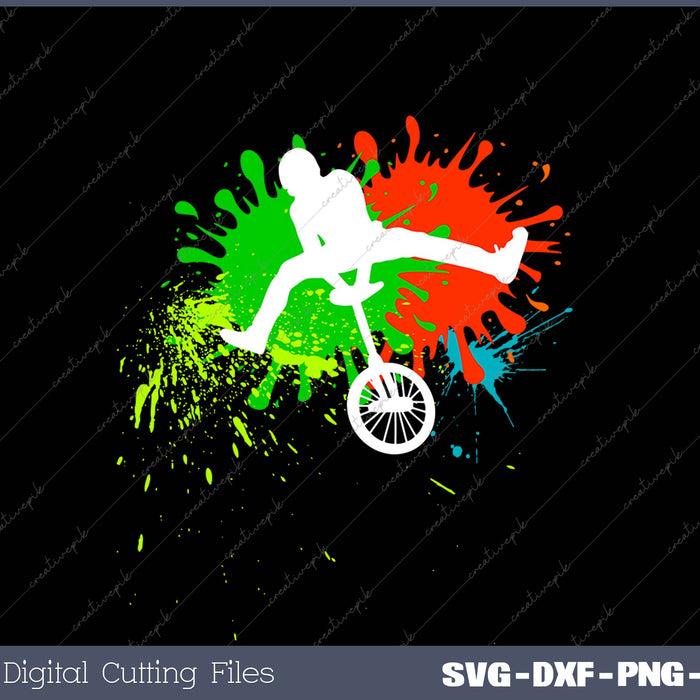 Unicycle SVG PNG Cutting Printable Files