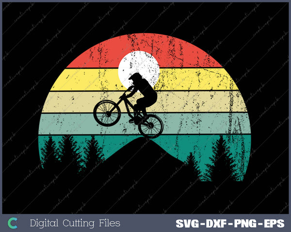 Vintage Bike SVG PNG Cutting Printable Files