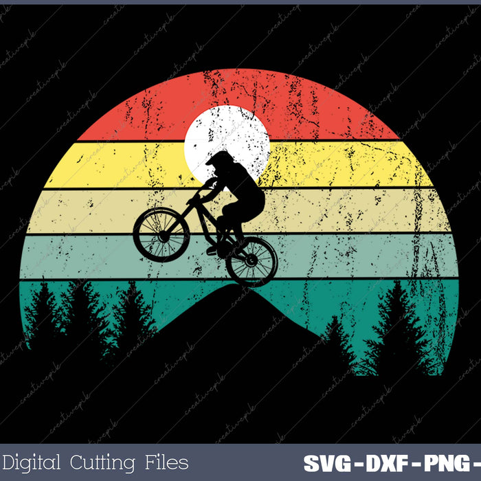 Vintage Bike SVG PNG Cutting Printable Files