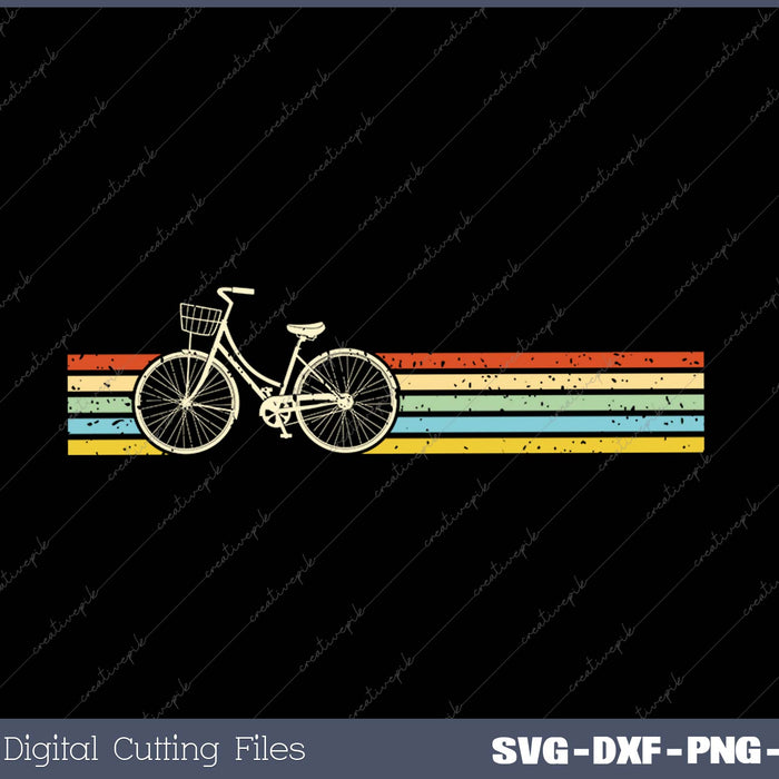 Vintage bike SVG PNG Cutting Printable Files