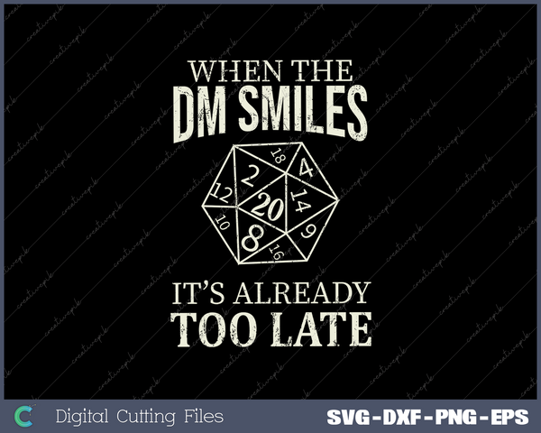 When The Dm Smiles It’s Already Too Late